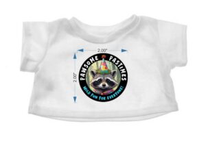 Full Color Custom 16" Plush / Bear T-Shirts
